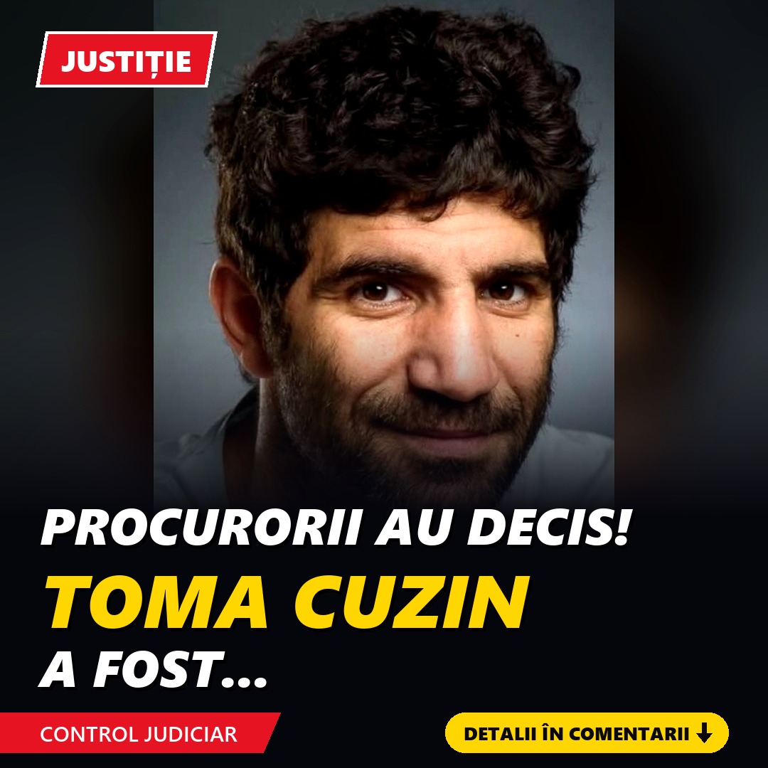 Actorul Toma Cuzin, plasat sub control judiciar după un accident pe DN 6: conducea cu permisul suspendat