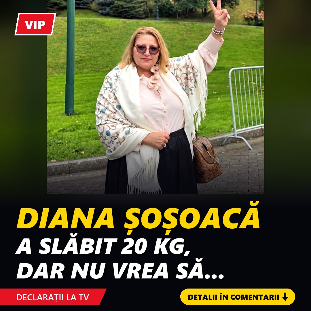 Diana Șoșoacă a slăbit 20 de kilograme, dar spune că nu vrea să mai dea jos: „Imaginea actuală mă ajută”