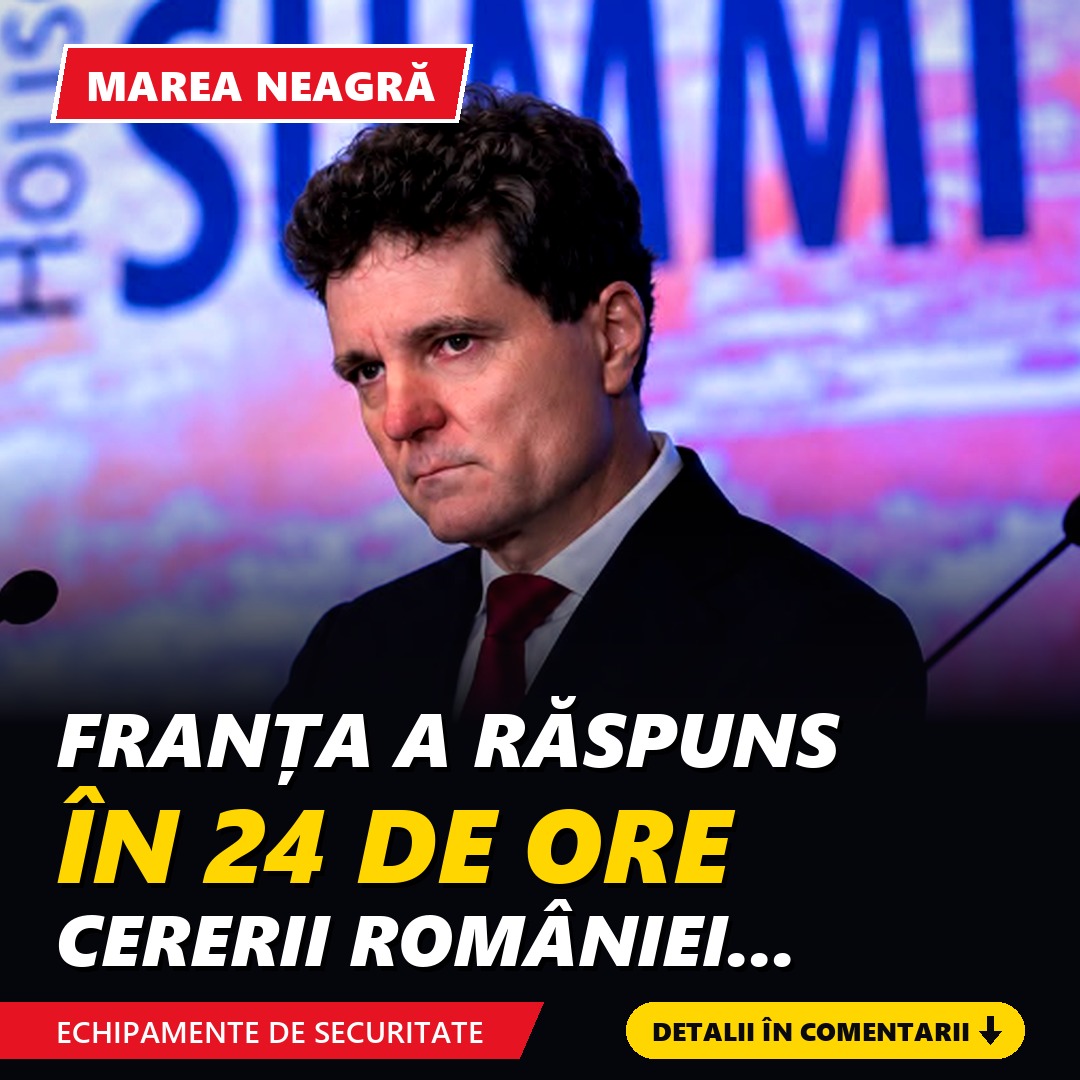 Franța a răspuns în 24 de ore cererii României: echipamente pentru securitatea Mării Negre, până sosesc cele comandate