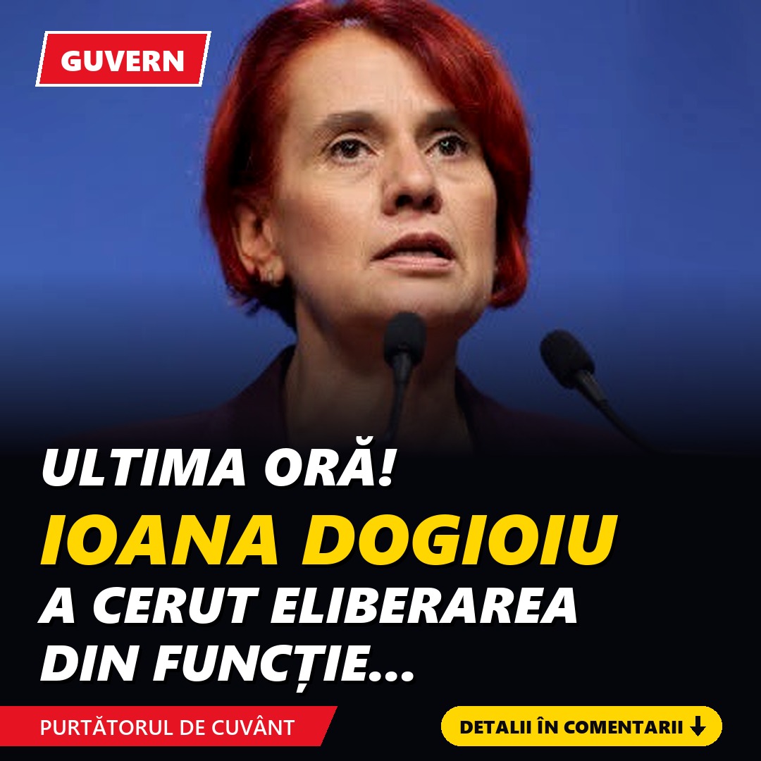 Ioana Dogioiu a cerut eliberarea din funcția de purtător de cuvânt al Guvernului: „A fost o onoare”