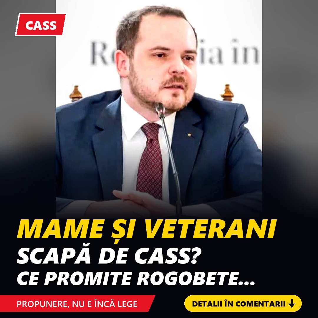 Mame și veterani, scutiți de CASS? Povestea unei taxe introduse în 2025 și ce promite acum Rogobete