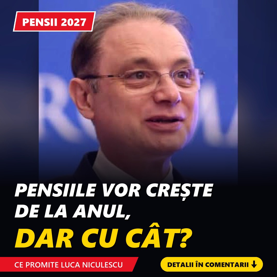 Pensiile vor crește în 2027, dar cu cât? Ce se știe despre „indexarea prudentă” promisă de Luca Niculescu