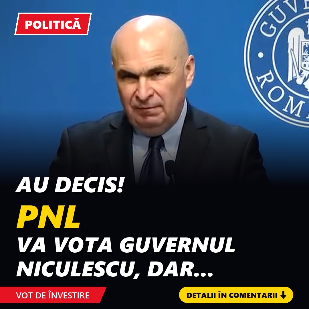 PNL va vota învestirea Guvernului Niculescu, dar trece în opoziție. Bolojan: „vot de necesitate”